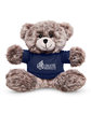 Prime Line 7" Soft Plush Bear With T-Shirt navy blue DecoFront