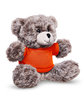 Prime Line 7" Soft Plush Bear With T-Shirt orange ModelQrt