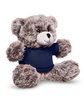 Prime Line 7" Soft Plush Bear With T-Shirt navy blue ModelQrt