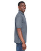 UltraClub Men's Platinum Performance Piqué Polo with TempControl Technology CHARCOAL ModelSide