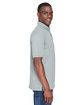 UltraClub Men's Platinum Performance Piqué Polo with TempControl Technology GREY ModelSide