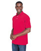 UltraClub Men's Platinum Performance Piqué Polo with TempControl Technology RED ModelQrt