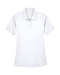 UltraClub Ladies' Platinum Performance Piqué Polo with TempControl Technology WHITE FlatFront