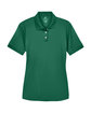 UltraClub Ladies' Platinum Performance Piqué Polo with TempControl Technology FOREST GREEN FlatFront