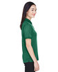 UltraClub Ladies' Platinum Performance Piqué Polo with TempControl Technology FOREST GREEN ModelSide