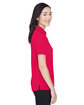 UltraClub Ladies' Platinum Performance Piqué Polo with TempControl Technology RED ModelSide