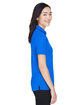 UltraClub Ladies' Platinum Performance Piqué Polo with TempControl Technology ROYAL ModelSide