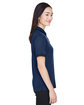 UltraClub Ladies' Platinum Performance Piqué Polo with TempControl Technology NAVY ModelSide