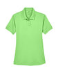 UltraClub Ladies' Platinum Performance Piqué Polo with TempControl Technology LIGHT GREEN FlatFront