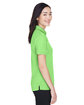 UltraClub Ladies' Platinum Performance Piqué Polo with TempControl Technology LIGHT GREEN ModelSide