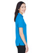 UltraClub Ladies' Platinum Performance Piqué Polo with TempControl Technology OCEAN BLUE ModelSide