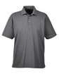 UltraClub Men's Heathered Piqu Polo  OFFront