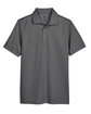 UltraClub Men's Cavalry Twill Performance Polo charcoal/ black FlatFront