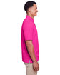 UltraClub Men's Lakeshore Stretch Cotton Performance Polo heliconia ModelSide