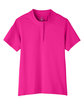 UltraClub Ladies' Lakeshore Stretch Cotton Performance Polo heliconia FlatFront