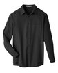 UltraClub Men's Bradley Performance Woven Shirt black FlatFront