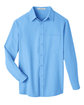 UltraClub Men's Bradley Performance Woven Shirt columbia blue FlatFront