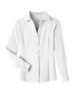 UltraClub Ladies' Bradley Performance Woven Shirt white FlatFront