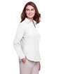 UltraClub Ladies' Bradley Performance Woven Shirt white ModelQrt