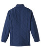 UltraClub Men's Dawson Quilted Hacking Jacket navy FlatBack