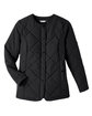 UltraClub Ladies' Dawson Quilted Hacking Jacket  FlatFront