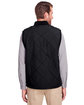 UltraClub Men's Dawson Quilted Hacking Vest  ModelBack