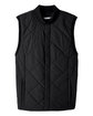UltraClub Men's Dawson Quilted Hacking Vest  FlatFront