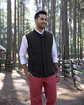 UltraClub Men's Dawson Quilted Hacking Vest  Lifestyle