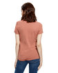 US Blanks Ladies' Made in USA Short Sleeve Crew T-Shirt cinnamon ModelBack