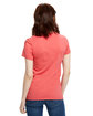 US Blanks Ladies' Made in USA Short Sleeve Crew T-Shirt coral ModelBack