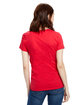 US Blanks Ladies' Made in USA Short Sleeve Crew T-Shirt red ModelBack