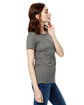 US Blanks Ladies' Made in USA Short Sleeve Crew T-Shirt asphalt ModelSide