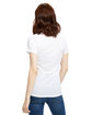US Blanks Ladies' Organic Crewneck T-Shirt white ModelBack