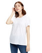 US Blanks Ladies' Short-Sleeve Loose Fit Boyfriend T-Shirt  