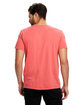 US Blanks Men's Made in USA Short Sleeve Crew T-Shirt coral ModelBack