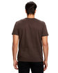 US Blanks Men's Made in USA Short Sleeve Crew T-Shirt brown ModelBack