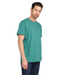 US Blanks Men's Made in USA Short Sleeve Crew T-Shirt evergreen ModelSide