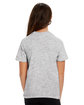US Blanks Youth Organic Cotton T-Shirt heather grey ModelBack