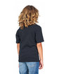 US Blanks Youth Organic Cotton T-Shirt black ModelBack