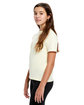 US Blanks Youth Organic Cotton T-Shirt light yellow ModelSide