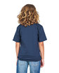 US Blanks Toddler Organic Cotton Crewneck T-Shirt navy blue ModelBack