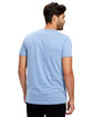 US Blanks Men's Short-Sleeve Made in USA Triblend T-Shirt tri blue ModelBack