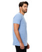 US Blanks Men's Short-Sleeve Made in USA Triblend T-Shirt tri blue ModelSide