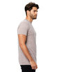 US Blanks Men's Short-Sleeve Made in USA Triblend T-Shirt tri brown ModelSide