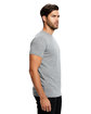 US Blanks Men's Short-Sleeve Made in USA Triblend T-Shirt tri grey ModelSide