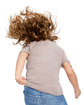 US Blanks Toddler Tri-Blend Crewneck T-Shirt tri brown ModelBack