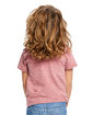US Blanks Toddler Tri-Blend Crewneck T-Shirt tri red ModelBack