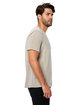 US Blanks Men's Supima Garment-Dyed Crewneck T-Shirt latte ModelSide