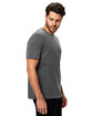 US Blanks Men's Supima Garment-Dyed Crewneck T-Shirt coal ModelSide