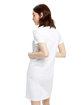 US Blanks Ladies' Cotton T-Shirt Dress white ModelBack